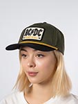 Бейсболка AMERICAN NEEDLE арт. 23008A-ACDC Acdc Roscoe (оливковый / черный)
